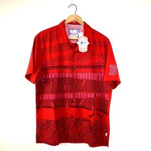 NWT Tommy Bahama Boston Red Sox Shirt, Size Medium